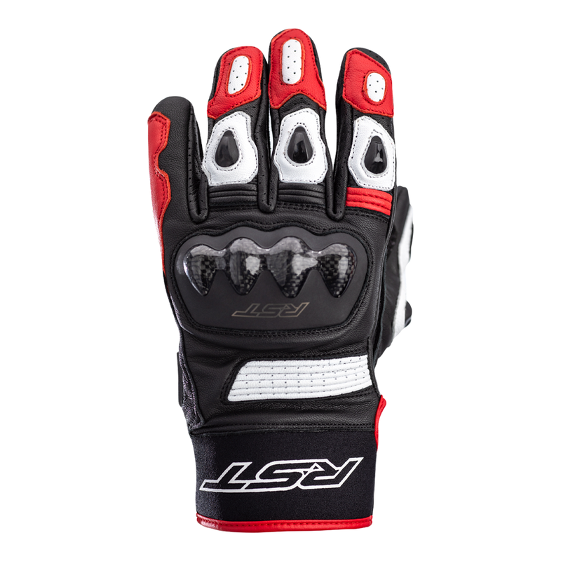 RĘKAWICE SKÓRZANE RST FREESTYLE 2 CE BLACK/RED/WHITE  (2671)