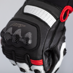 RĘKAWICE SKÓRZANE RST FREESTYLE 2 CE BLACK/RED/WHITE  (2671)