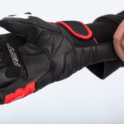 RĘKAWICE SKÓRZANE RST FREESTYLE 2 CE BLACK/RED/WHITE  (2671)