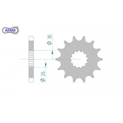 AFAM Zębatka przednia do...
