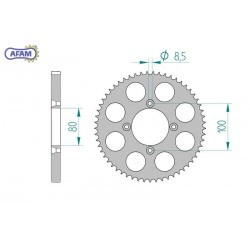 AFAM Zębatka tylna...