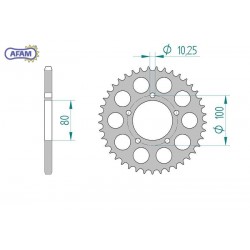 AFAM Zębatka tylna...