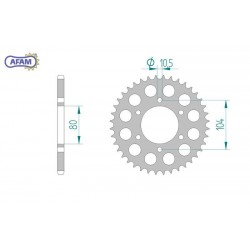 AFAM Zębatka tylna...