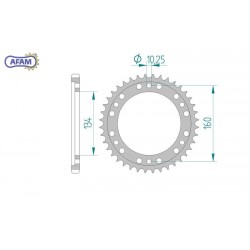 AFAM Zębatka tylna...