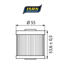 ISON filtr oleju ISON123