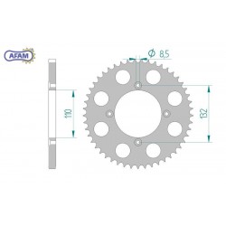 AFAM Zębatka tylna...