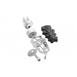 PODNÓŻKI EVO SW-MOTECH BMW R1200GS LC/ADV (12-), R1250GS/ADV (18-), BLACK/SILVER