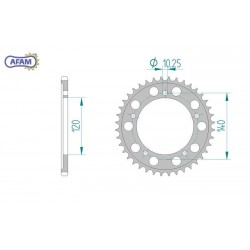 AFAM Zębatka tylna...