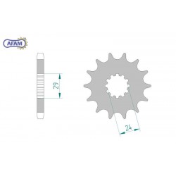 AFAM Zębatka przednia do...