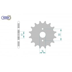 AFAM Zębatka przednia do...