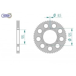 AFAM Zębatka tylna...