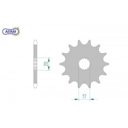AFAM Zębatka przednia do...