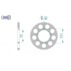 AFAM Zębatka tylna...