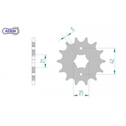 AFAM Zębatka przednia do...