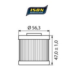 ISON filtr oleju ISON151
