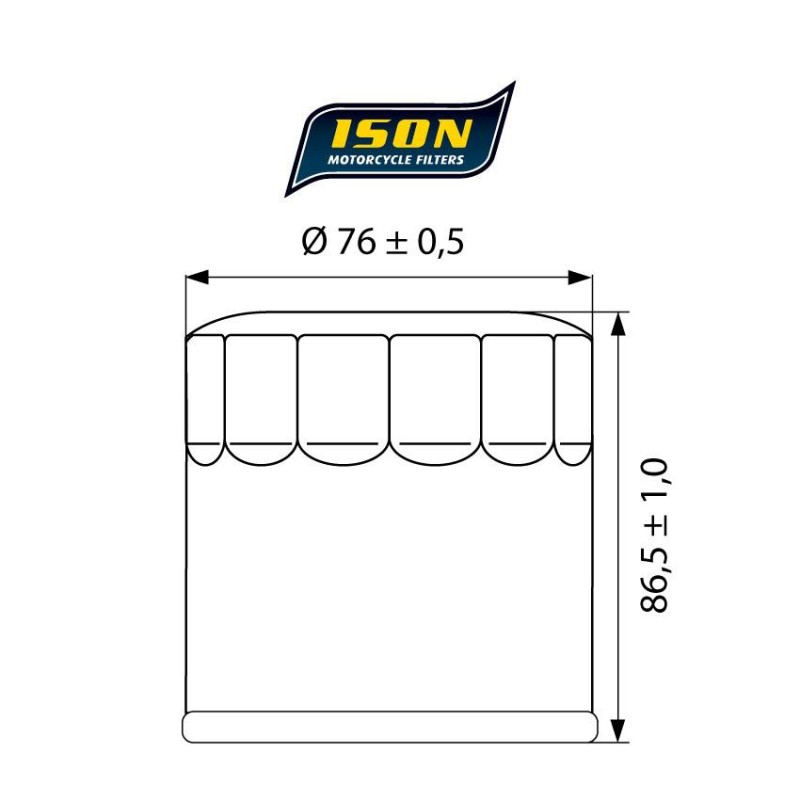 ISON filtr oleju ISON551 ISON filtr oleju ISON551