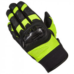 RĘKAWICE SKÓRZANE REBELHORN GAP II BLACK/FLO YELLOW 