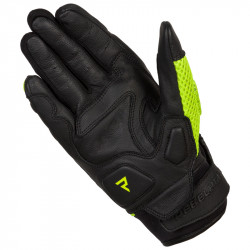 RĘKAWICE SKÓRZANE REBELHORN GAP II BLACK/FLO YELLOW 