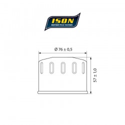 ISON filtr oleju ISON160