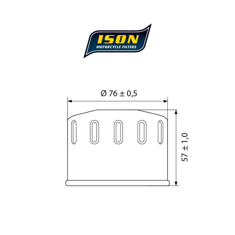 ISON filtr oleju ISON565 ISON filtr oleju ISON565