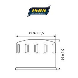 ISON filtr oleju ISON164