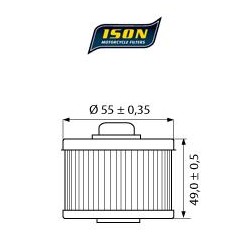 ISON filtr oleju ISON145