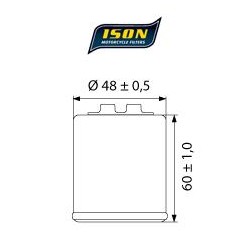 ISON filtr oleju ISON183