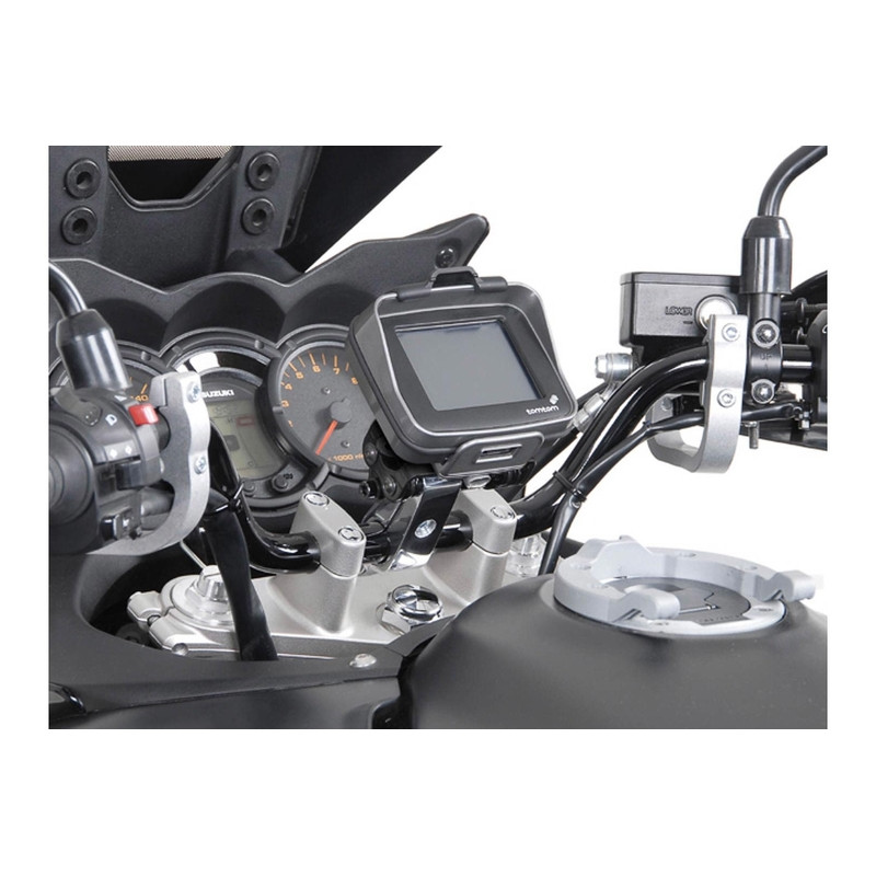 UCHWYT GPS NA KIEROWNICĘ 25,4MM SW-MOTECH SILVER