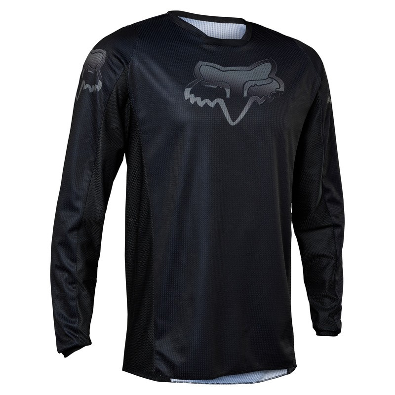 BLUZA FOX 180 BLACKOUT BLACK/BLACK  ENDURO CROSS