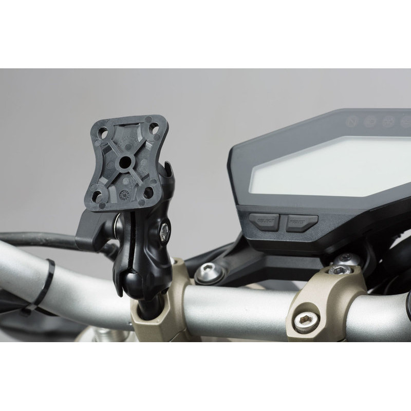 ZESTAW UCHWYTÓW GPS NA KIEROWNICĘ WRAZ Z POKROWCEM S SW-MOTECH BLACK