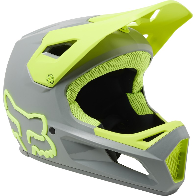 KASK ROWEROWY FOX JUNIOR RAMPAGE CESHYN GREY  ENDURO CROSS