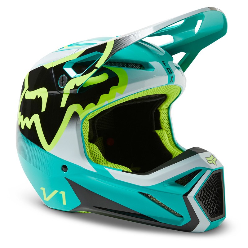KASK FOX V1 LEED TEAL  ENDURO CROSS