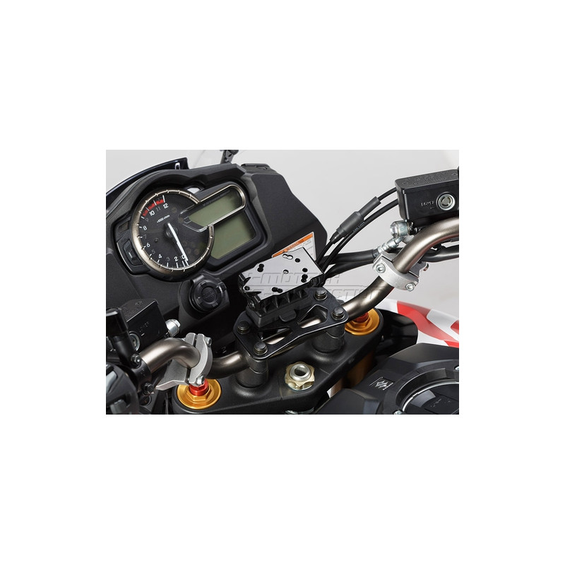 MOCOWANIE GPS NA KIEROWNICĘ SW-MOTECH SUZUKI V-STROM 650 (17-)/1000 (14-16) BLACK