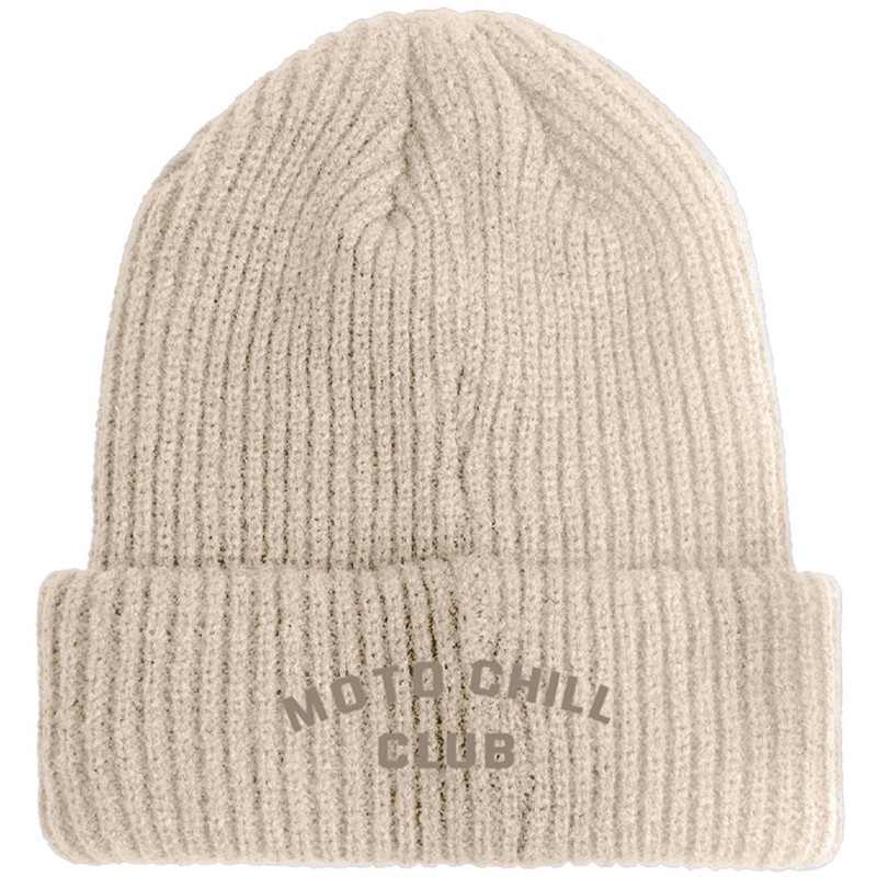 CZAPKA ZIMOWA BROGER BEANIE MOTO CHILL CLUB SAND 