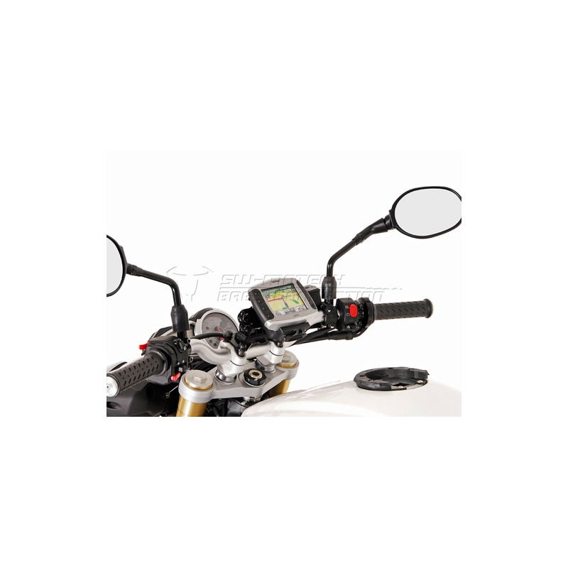 MOCOWANIE GPS NA KIEROWNICĘ SW-MOTECH KTM/TRIUMPH MODELS, ER6F, GSXS 750 BLACK