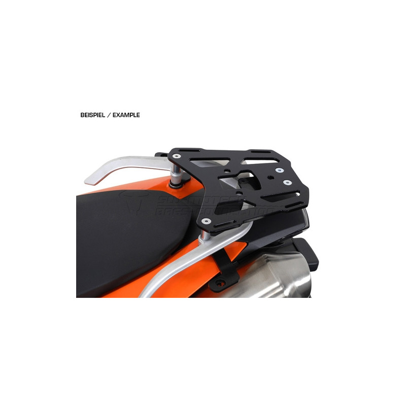 STELAŻ POD PŁYTĘ MONTAŻOWĄ KUFRA ALU-RACK SW-MOTECH KTM 990 SM/SMR (07-13), BLACK