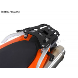 STELAŻ POD PŁYTĘ MONTAŻOWĄ KUFRA ALU-RACK SW-MOTECH KTM 990 SM/SMR (07-13), BLACK
