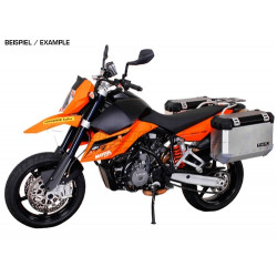 STELAŻ POD PŁYTĘ MONTAŻOWĄ KUFRA ALU-RACK SW-MOTECH KTM 990 SM/SMR (07-13), BLACK
