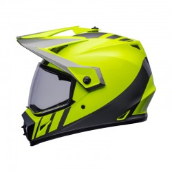 KASK BELL MX-9 ADVENTURE MIPS DASH HI-VIZ YELLOW/GREY 