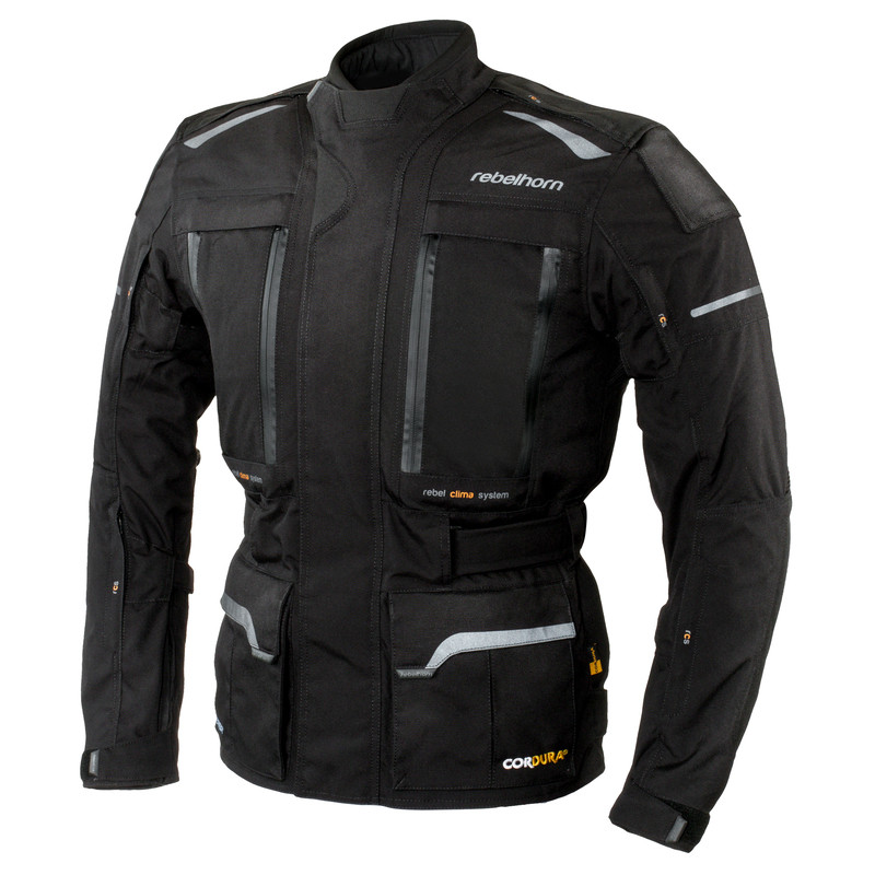 KURTKA TEKSTYLNA REBELHORN HARDY PRO BLACK 