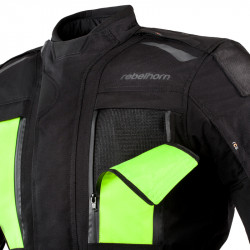 KURTKA TEKSTYLNA REBELHORN HARDY PRO BLACK 