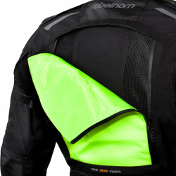 KURTKA TEKSTYLNA REBELHORN HARDY PRO BLACK 