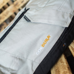 SPODNIE TEKSTYLNE REBELHORN HARDY PRO GREY/BLACK 