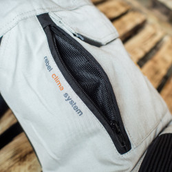 SPODNIE TEKSTYLNE REBELHORN HARDY PRO GREY/BLACK 