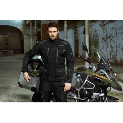 SPODNIE TEKSTYLNE REBELHORN HARDY BLACK 