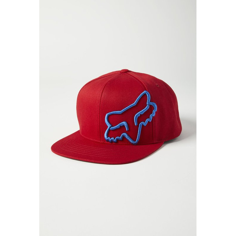 CZAPKA Z DASZKIEM FOX HEADERS SNAPBACK RED  ENDURO CROSS