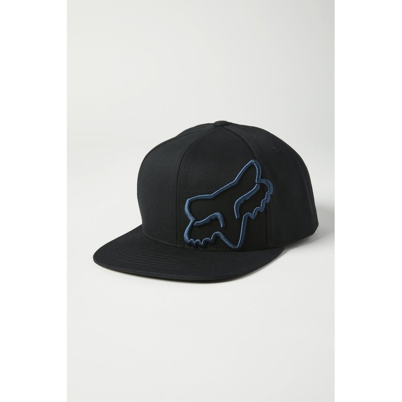 CZAPKA Z DASZKIEM FOX HEADERS SNAPBACK BLACK/BLUE  ENDURO CROSS