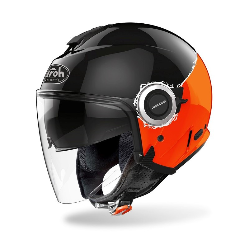 KASK AIROH HELIOS FLUO ORANGE GLOSS 