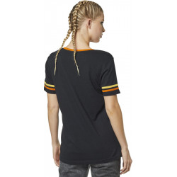 T-SHIRT FOX LADY HERITAGE FORGER BLACK  ENDURO CROSS