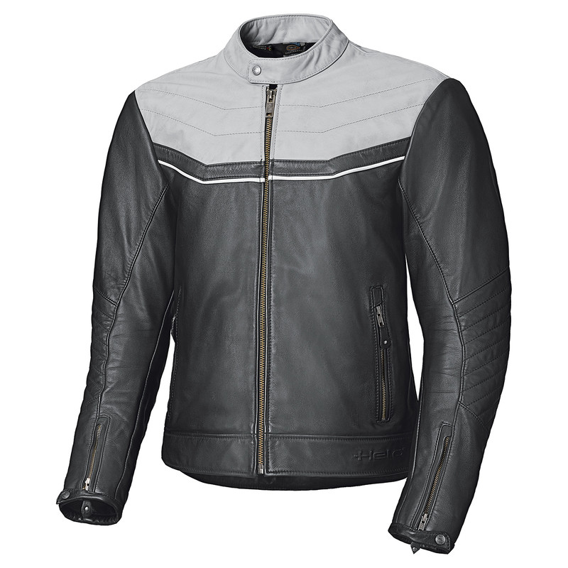 KURTKA SKÓRZANA HELD HEYDEN BLACK/GREY 